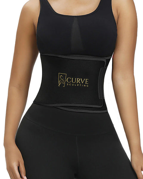 Waist Trimmer Sweat Belt – Curve Sculpting