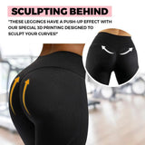 3d print leggings, curve sculpting leggings, butt-scrunch leggings, ruched leggings, butt hugging leggings, bum scrunch leggings, black leggings, Instagram leggings