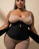 Curve Sculpting Strap + Zipper Waist Trainer