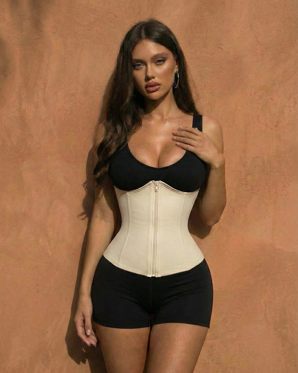 Curve Sculpting Zippa Waist Trainer (Beach Sand)