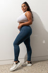 Super comfortable, stretchy and curve accentuating designed to sculpt your bum. High waistband that gives you a waist cinching affect, moulding it in all the right places. Looks like a traditional straight leg denim pant but in the worlds most comfortable Denim fabric
