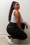 Super comfortable, stretchy and curve accentuating designed to sculpt your bum. High waistband that gives you a waist cinching affect, moulding it in all the right places. Looks like a traditional straight leg denim pant but in the worlds most comfortable Denim fabric