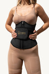 Curve Sculpting Strap + Zipper Waist Trainer