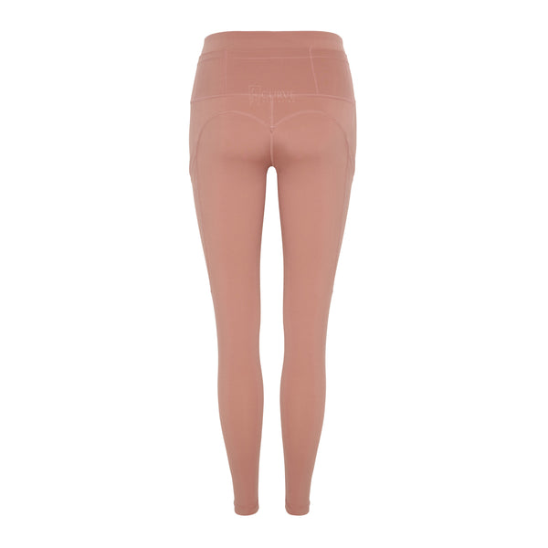 Sculpted Leggings w/ Pocket (BABY PINK)