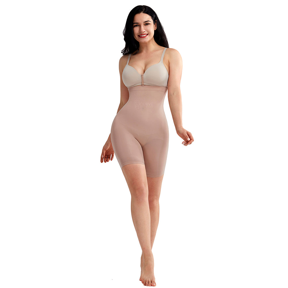 Ultralight Frappe Beige Shapewear Shorts