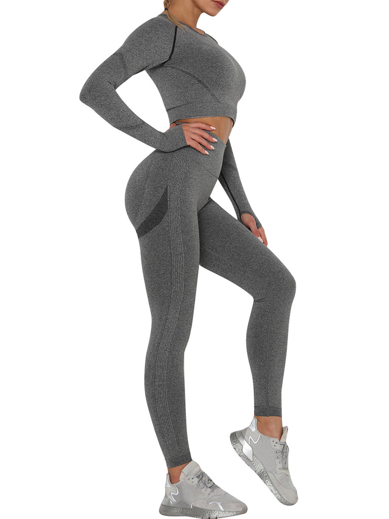 Matching Set - Compression Tights (GREY) – Curve Sculpting