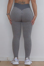 curve sculpting leggings, butt-scrunch leggings, ruched leggings, butt hugging leggings, bum scrunch leggings, grey fishnet leggings, Instagram leggings