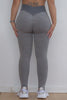 curve sculpting leggings, butt-scrunch leggings, ruched leggings, butt hugging leggings, bum scrunch leggings, grey fishnet leggings, Instagram leggings