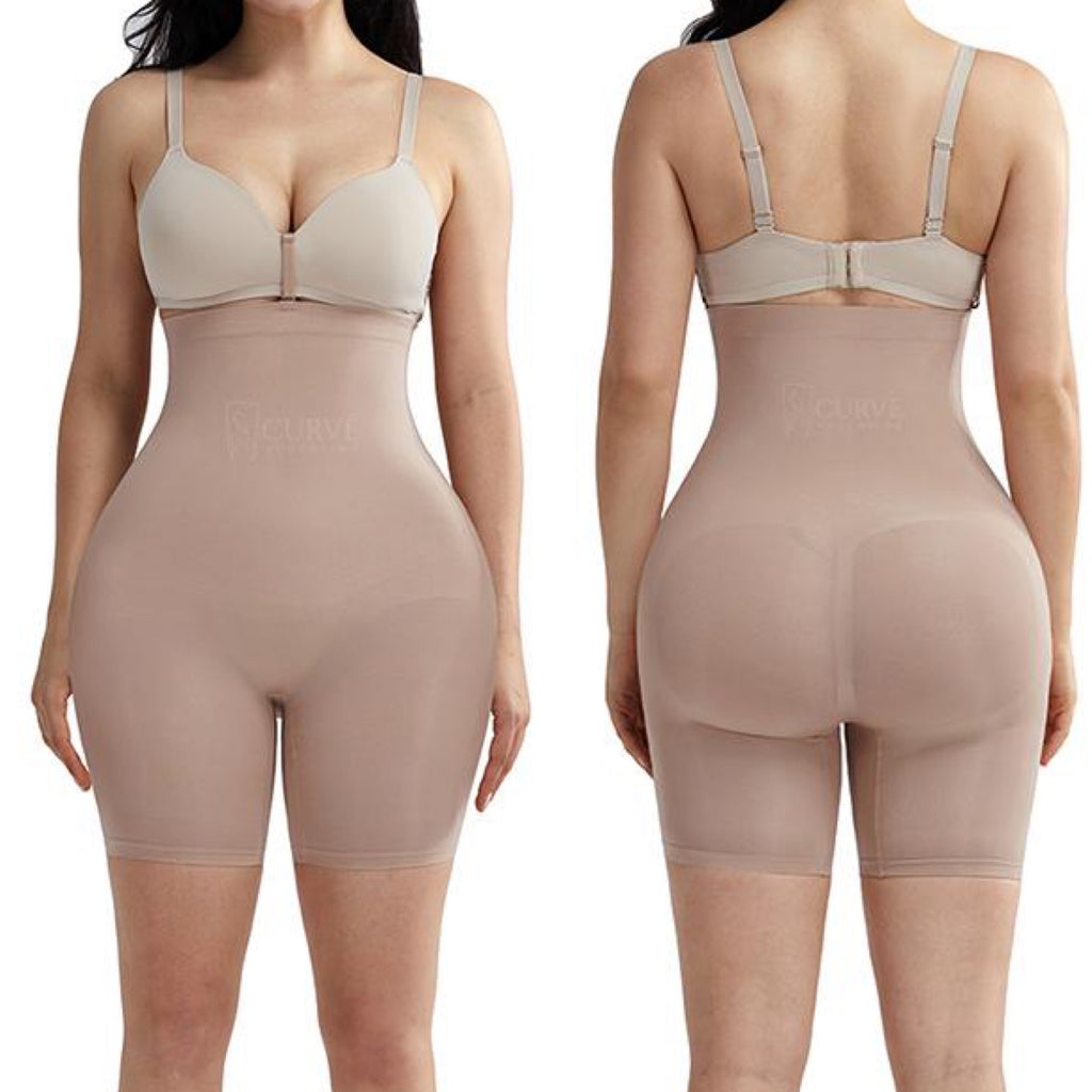 Evenlina Sculpting Shapewear Shorts in Almond | Costco UK